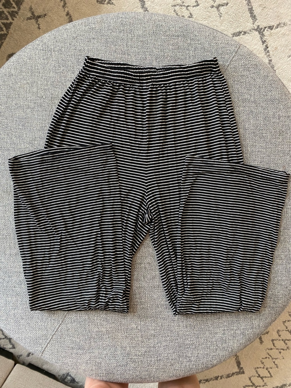 Forever 21 Black & White Striped Lounge Pants